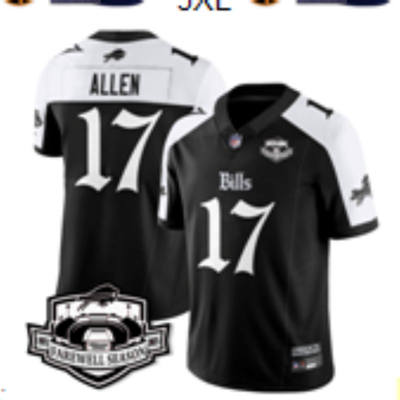 Men 2026 Buffalo Bills #17 Allen Black 7th generations Nike Limited NFL Jersey style 02